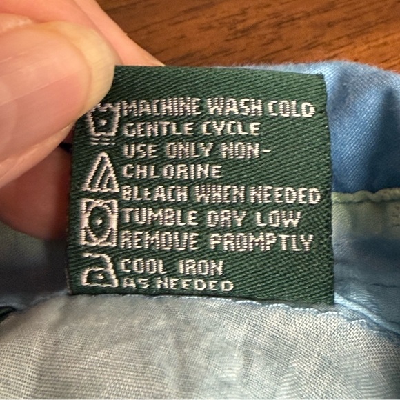 Lemon Grass Studio Blue Yellow Embroidered Button Shirt Medium Summer Top - Picture 9 of 10